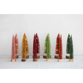 Plastic Bottle Brush Tree (6 Colors)