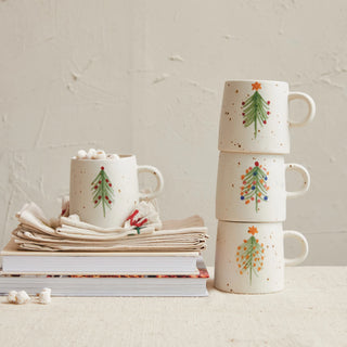 Speckled Christmas Tree Mug - 4 Styles