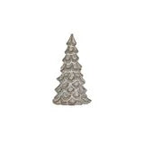 White Stoneware Tree 3" x 5 1/2H