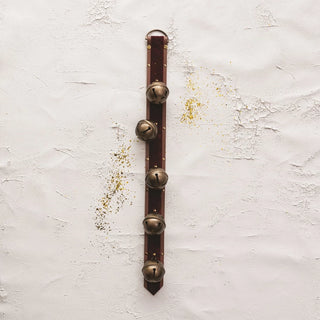 Leather, Velvet & Metal Door Bell Hanger